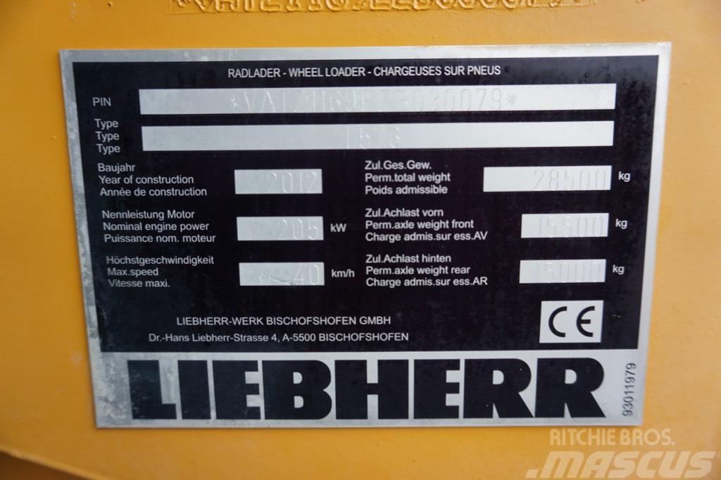 Liebherr L 576 Gumikerekes homlokrakodók