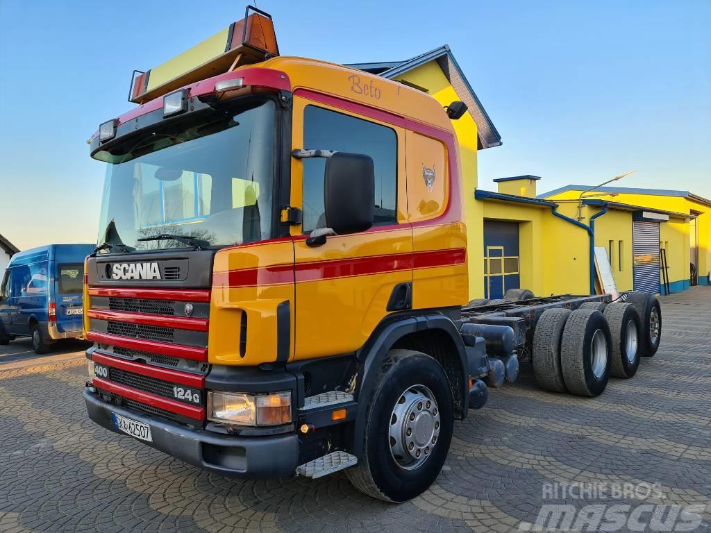 Scania 124L400 6x4, 8x4 Nyergesvontatók