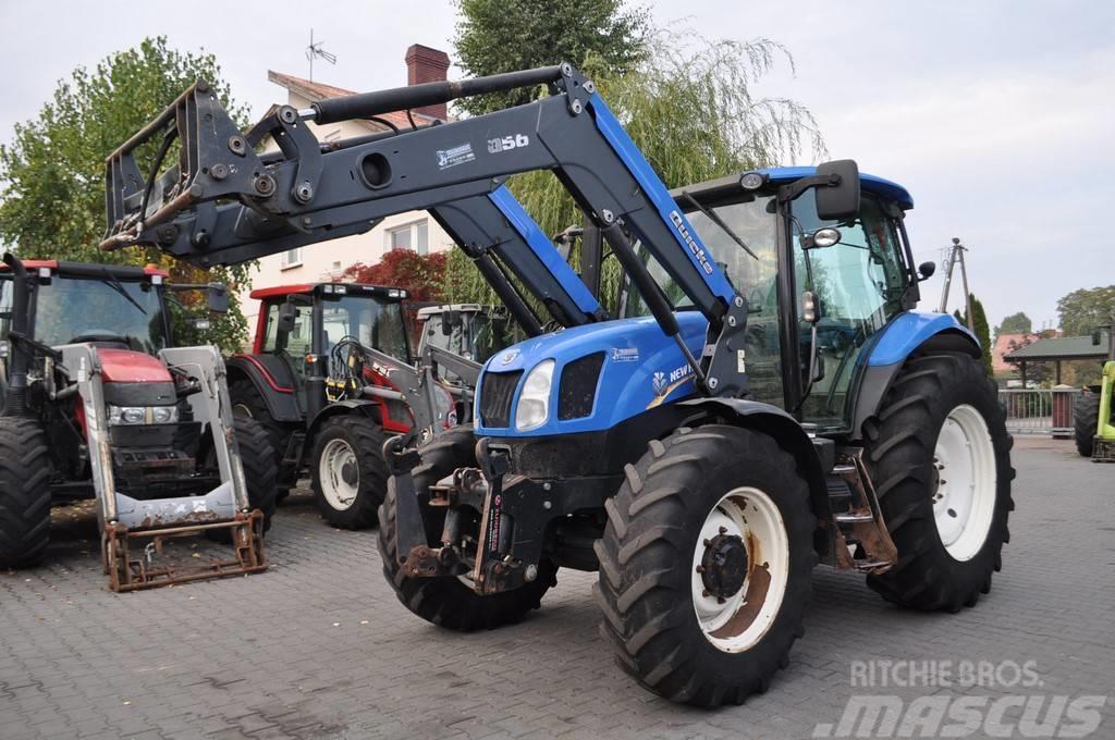 New Holland T6.140 + QUICKE Q56 Traktorok