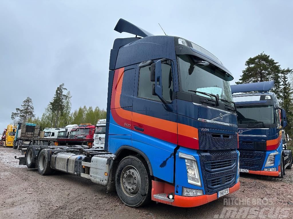 Volvo FH-500 Container Chassi Konténer keretes / Konténeres teherautók
