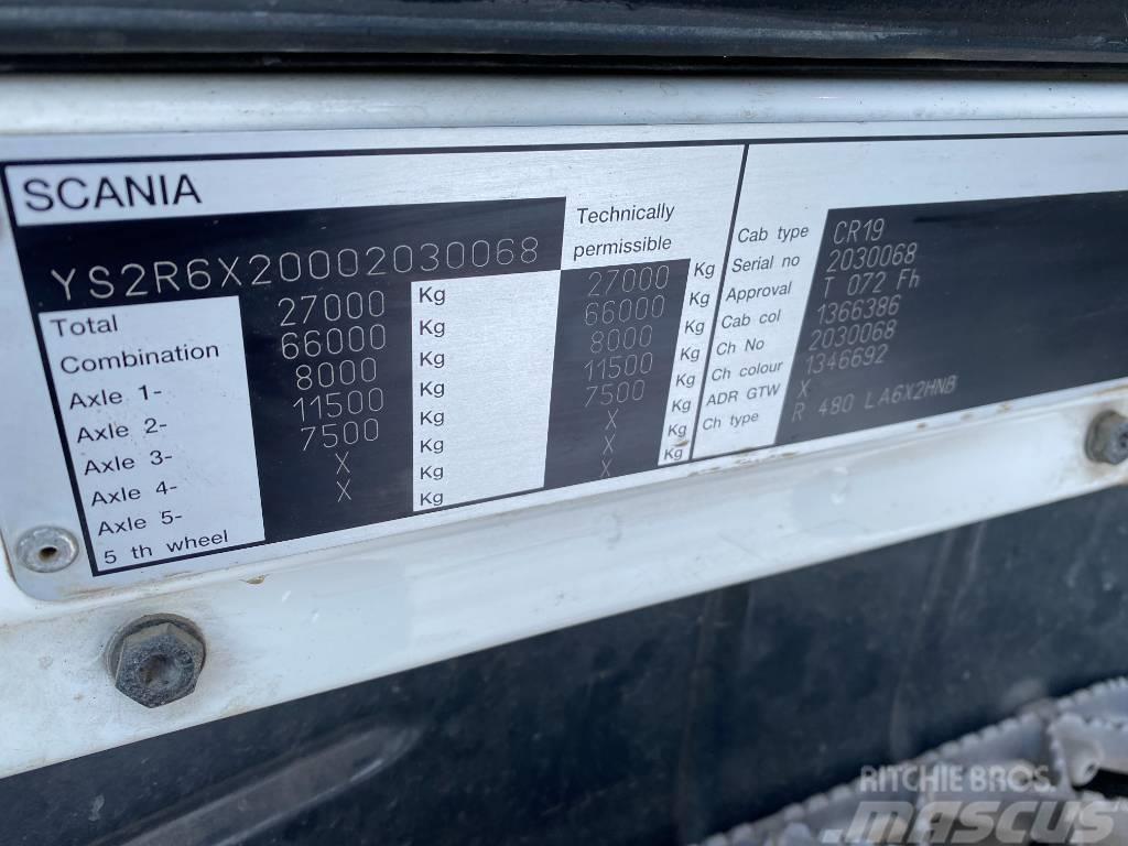 Scania R480 6x2 / RETARDER / HYDRAULICS Nyergesvontatók