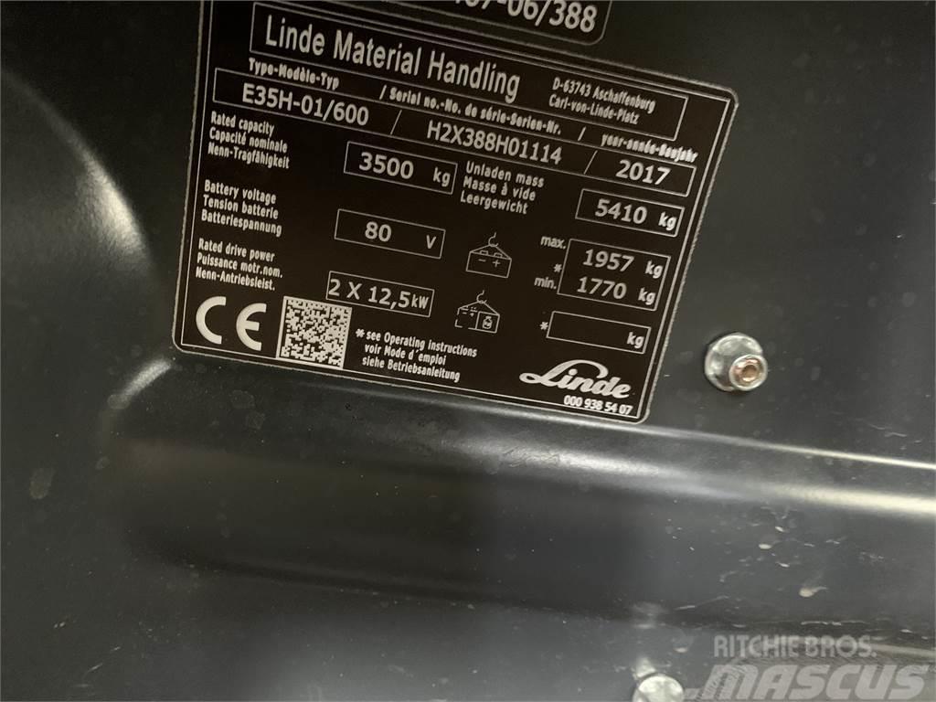 Linde E35/600H Elektromos targoncák