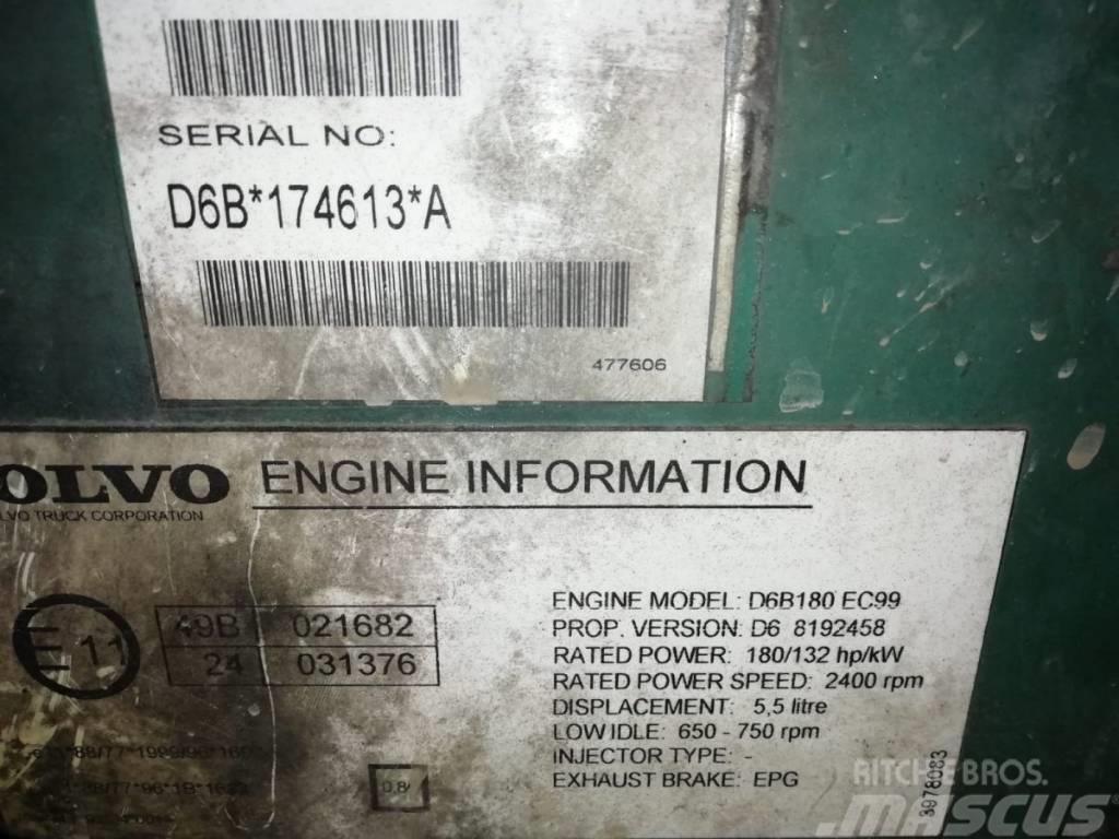 Volvo Engine D6B180 Motorok