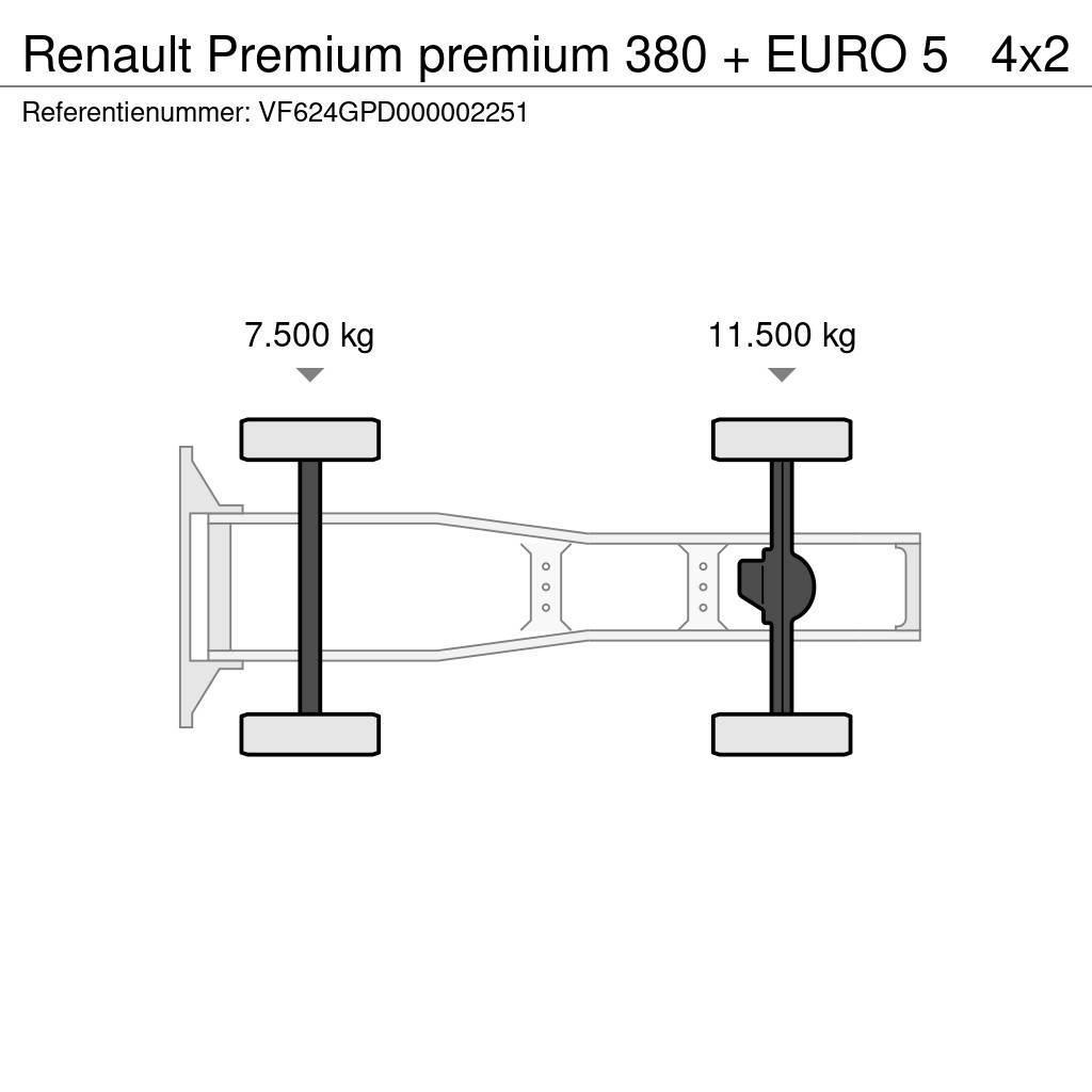 Renault Premium premium 380 + EURO 5 Nyergesvontatók