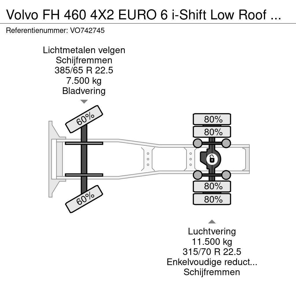 Volvo FH 460 4X2 EURO 6 i-Shift Low Roof APK Nyergesvontatók