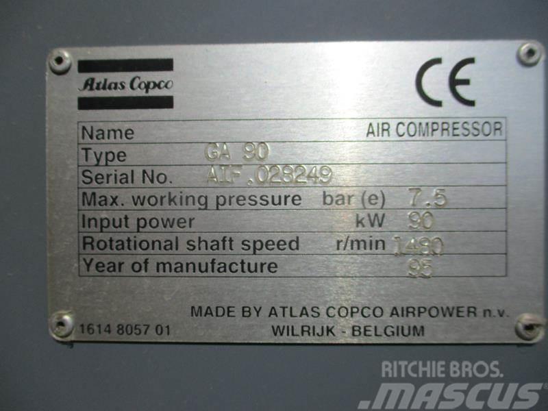 Atlas Copco GA 90 Kompresszorok