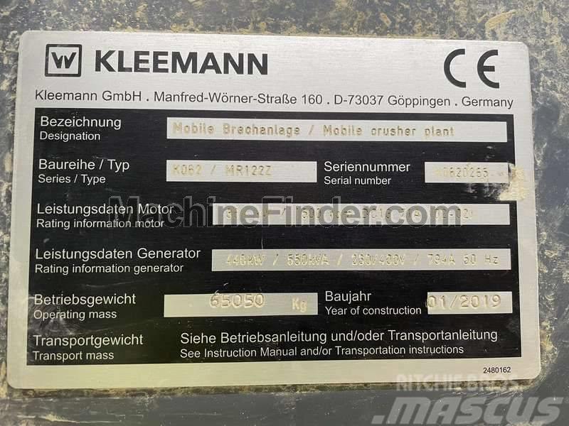 Kleemann MR 122 Z Mobil törőgépek