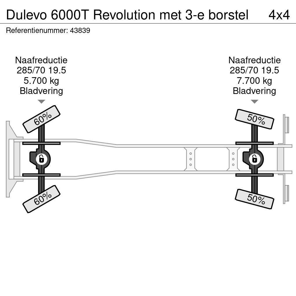 Dulevo 6000T Revolution met 3-e borstel Utcaseprő teherautók