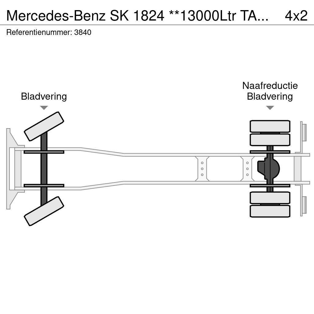 Mercedes-Benz SK 1824 **13000Ltr TANK-FULL STEEL**TOPSHAPE** Tartályos teherautók