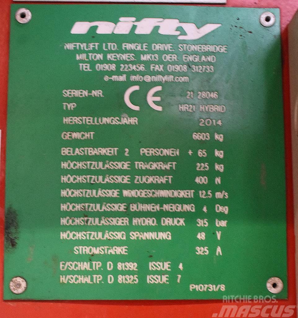 Niftylift BS2191 - HR21 Karos emelők