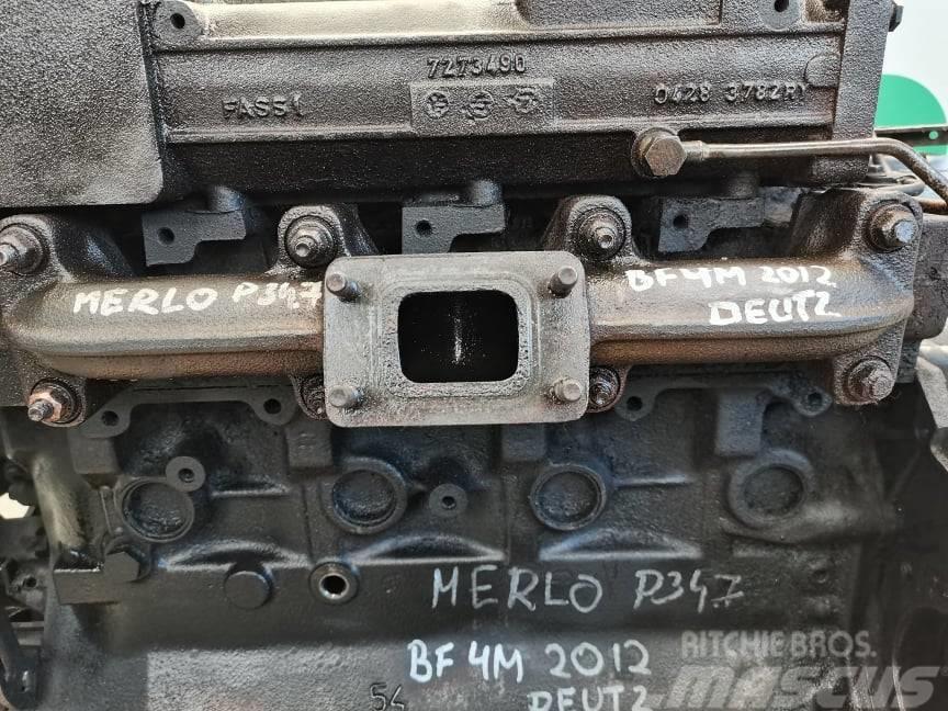 Merlo P 34.7 {Deutz BF4M 2012} exhaust manifold Motorok