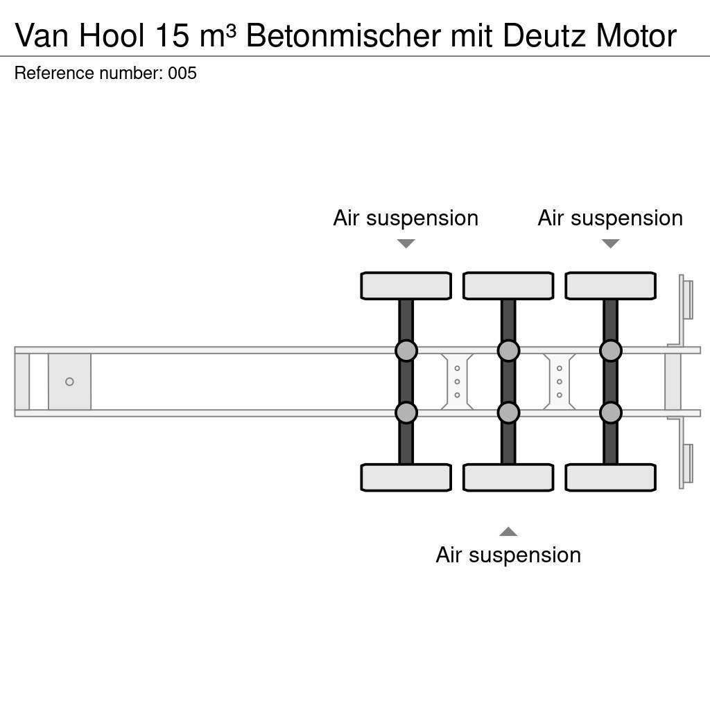 Van Hool 15 m³ Betonmischer mit Deutz Motor Egyéb - félpótkocsik