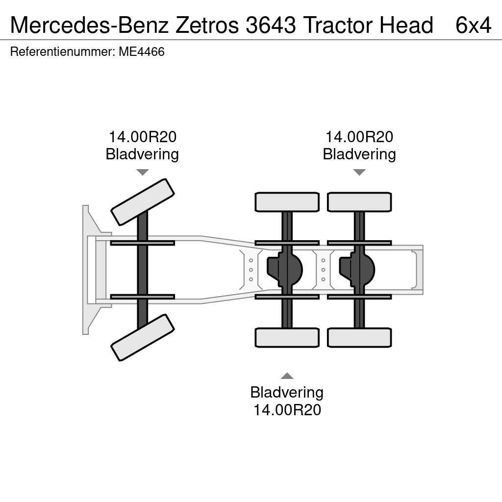 Mercedes-Benz Zetros 3643 Tractor Head Nyergesvontatók