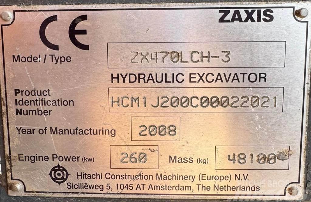 Hitachi ZX470LCH-3 Lánctalpas kotrók