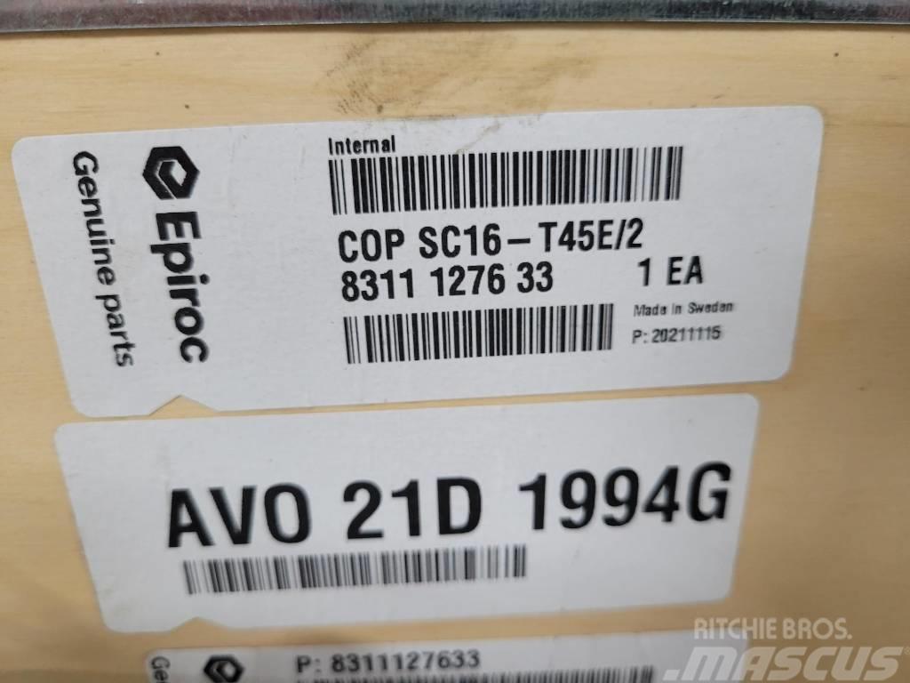 Epiroc Hammer SC16 / COP 1640 Nagy teljesítményű fúrók