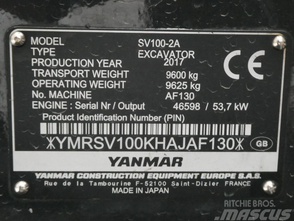 Yanmar SV 100-2A Közepes (midi) kotrók 7 t - 12 t