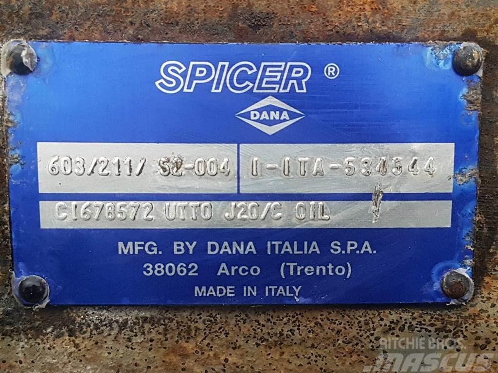Manitou 180ATJ-Spicer Dana 603/211/52-004-Axle/Achse/As Tengelyek