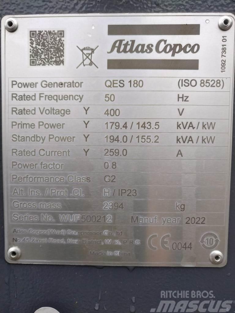 Atlas Copco QES 180 Dízel áramfejlesztők