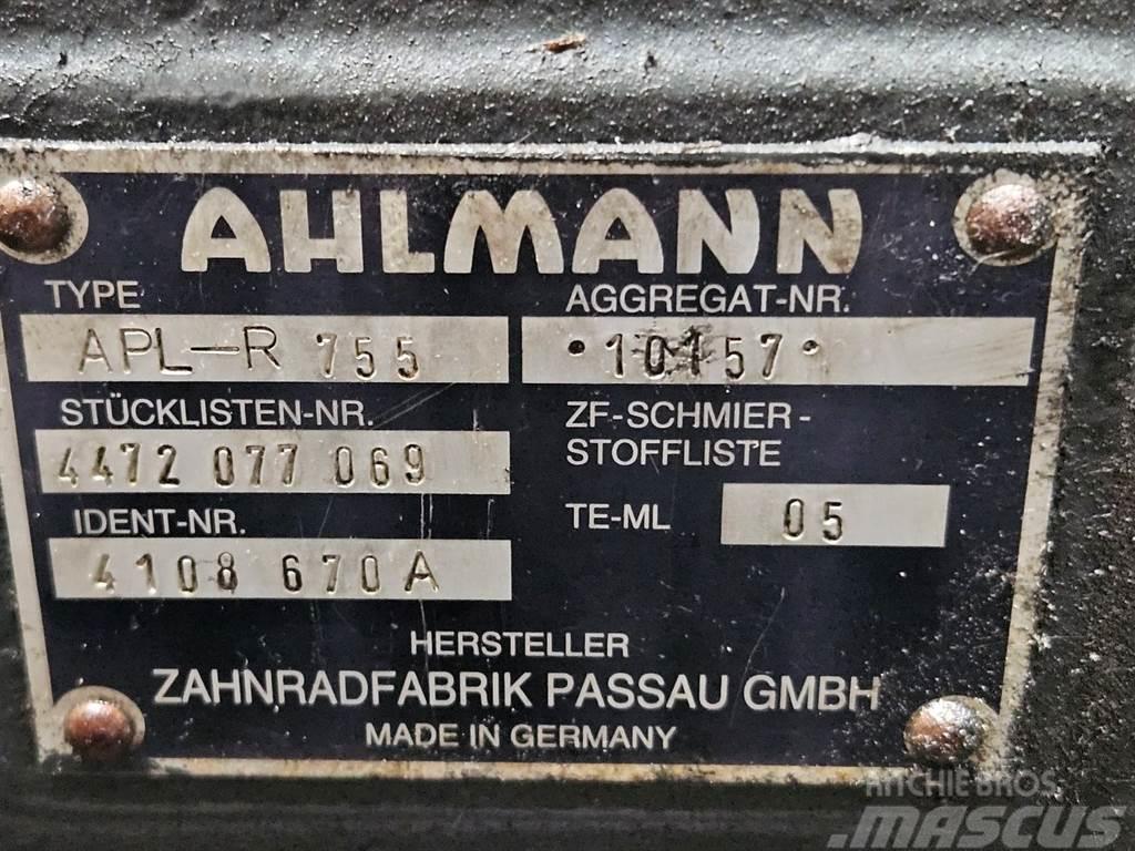 Ahlmann AZ14-4108670A-ZF APL-R755-Axle/Achse/As Tengelyek