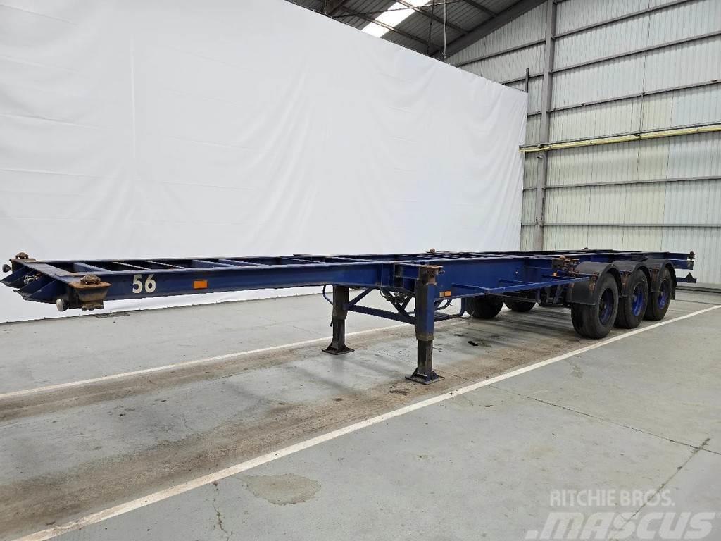 LAG 0-3-36.5 B / 2x20,30,40,45ft / LAMMES - BLAT - SPR Containerframe semi-trailers
