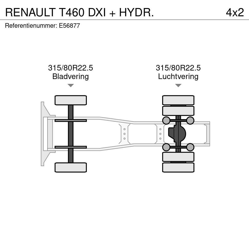 Renault T460 DXI + HYDR. Nyergesvontatók