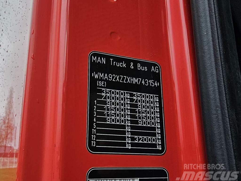 MAN TGX 35.500 8x4-4 / HOOKLIFT / ABROLKIPPER Horgos rakodó teherautók