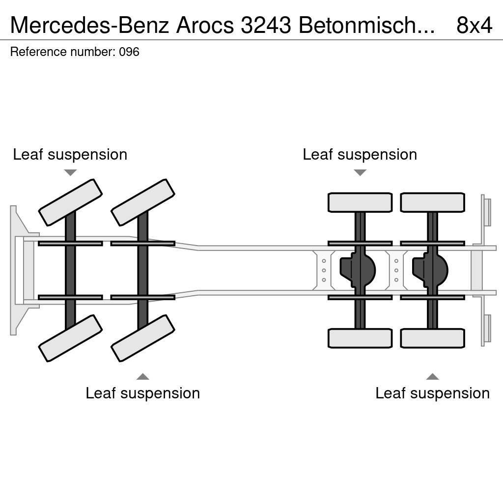 Mercedes-Benz Arocs 3243 Betonmischer 9 m³+Förderband Mit Funk Betonkeverők/Betonpumpák