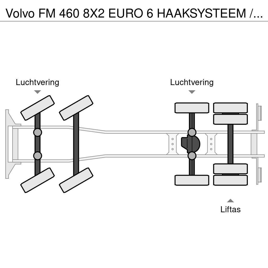Volvo FM 460 8X2 EURO 6 HAAKSYSTEEM / PERFECT CONDITION Horgos rakodó teherautók