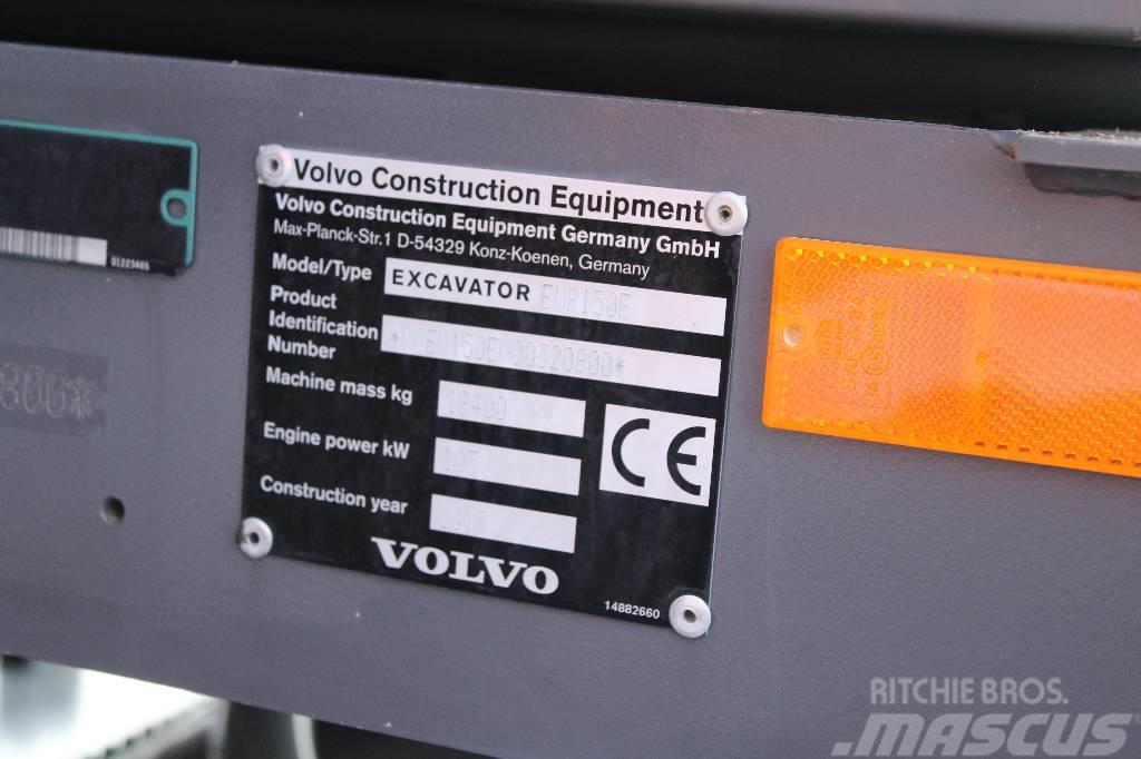 Volvo EWR 150 E / Engcon, Leica 3D, Rasvari, ym! Gumikerekes kotrók