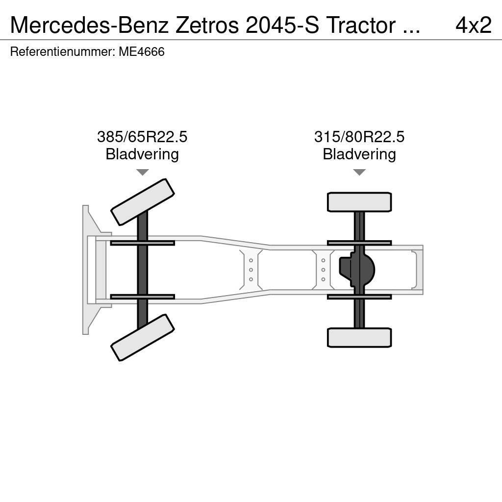 Mercedes-Benz Zetros 2045-S Tractor Head Nyergesvontatók