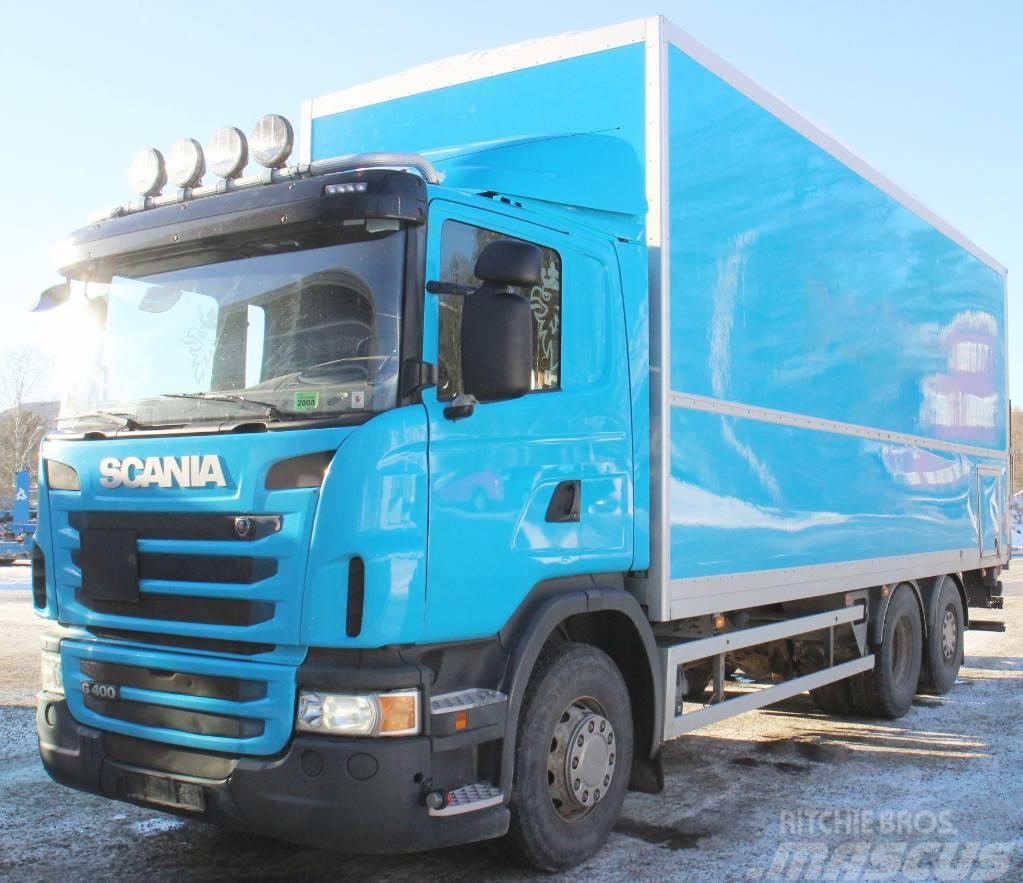 Scania G 400 6x2*4 skåpbil Dobozos teherautók