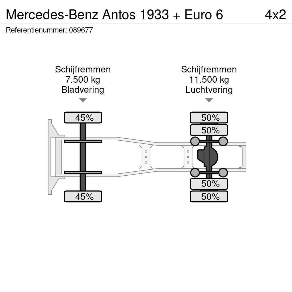 Mercedes-Benz Antos 1933 + Euro 6 Nyergesvontatók