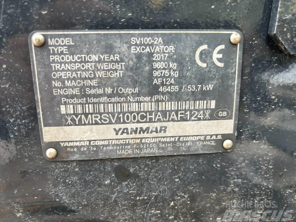 Yanmar SV100-2A Közepes (midi) kotrók 7 t - 12 t
