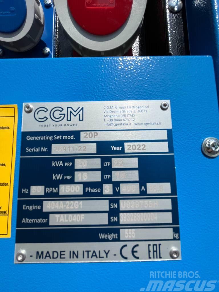 CGM 20P - Perkins 22 KVA generator Dízel áramfejlesztők