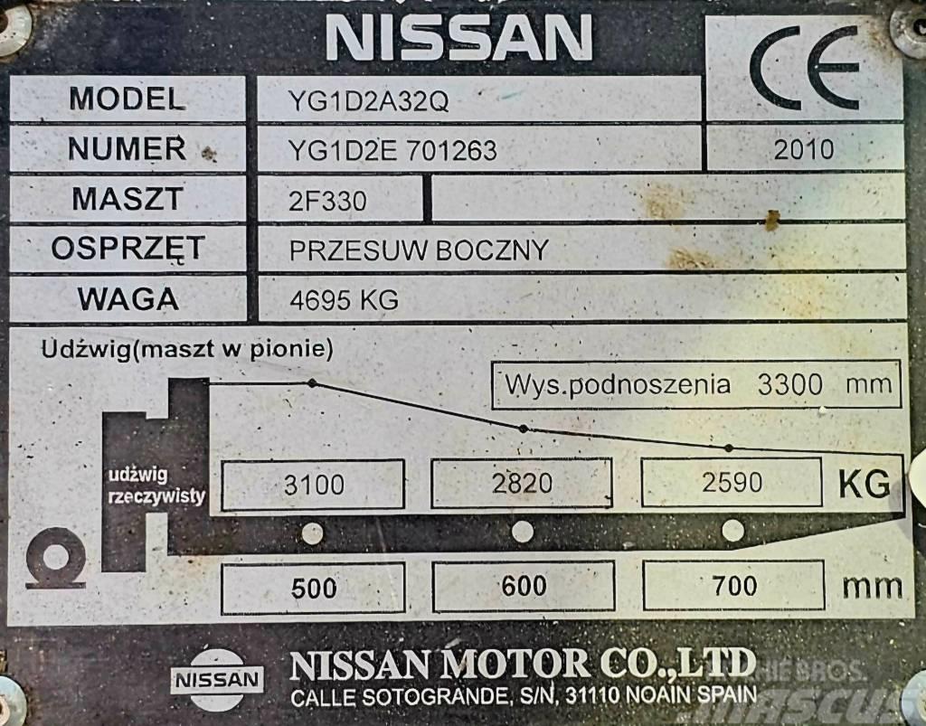 Nissan YG1D2A32Q Dízel targoncák