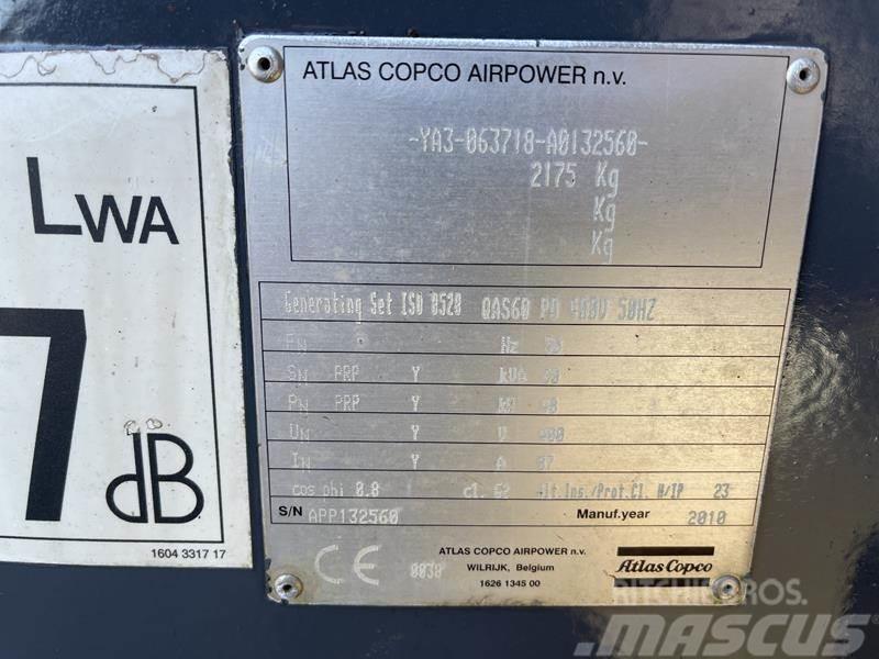 Atlas Copco QAS 60 Dízel áramfejlesztők