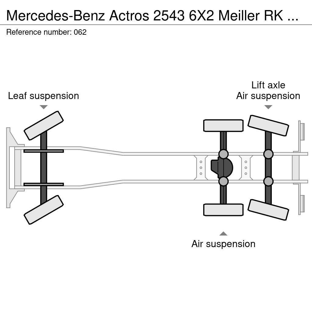 Mercedes-Benz Actros 2543 6X2 Meiller RK 20.65 /Lenk+Liftachse Horgos rakodó teherautók