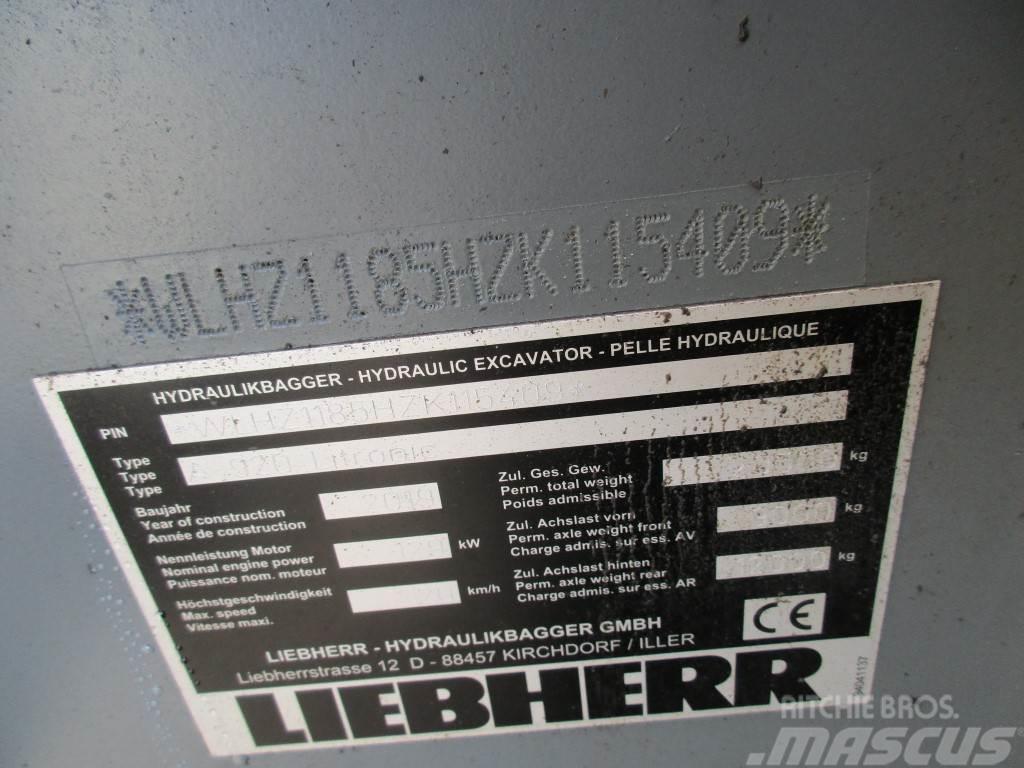 Liebherr A 920 Litronic Gumikerekes kotrók