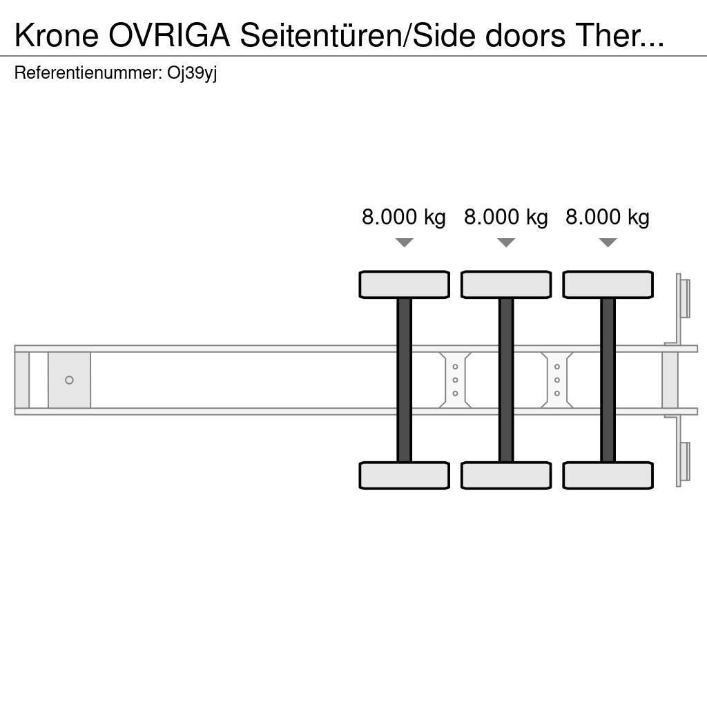 Krone OVRIGA Seitentüren/Side doors Thermo King SL400 Hűtős félpótkocsik