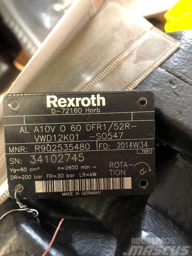 Rexroth AL A10V O 60 DFR1/52R-VWD12K01 -SO547 Egyéb alkatrészek