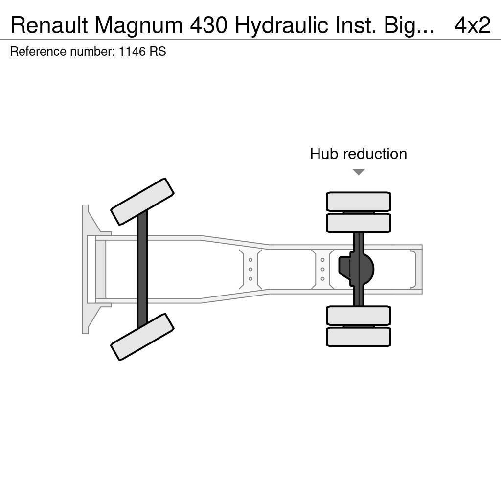 Renault Magnum 430 Hydraulic Inst. Big Axle Good Condition Nyergesvontatók