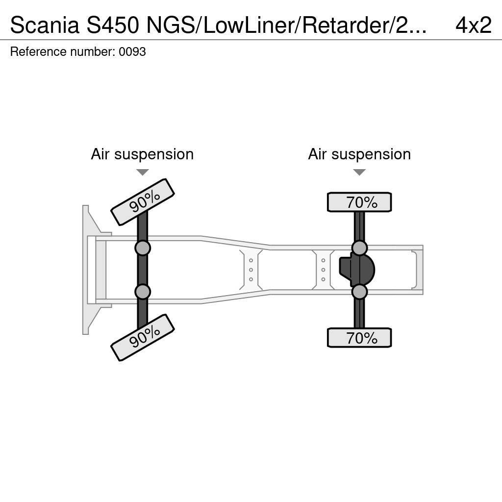 Scania S450 NGS/LowLiner/Retarder/2xTank Nyergesvontatók