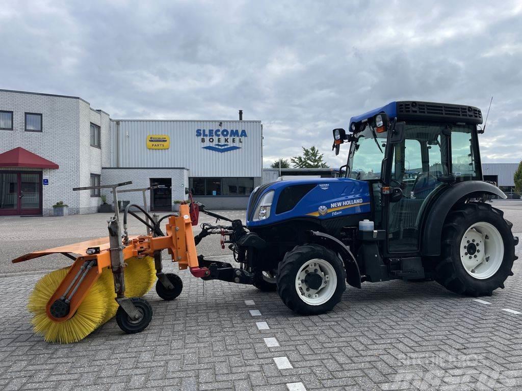 New Holland T4.80N & Sweeper Traktorok
