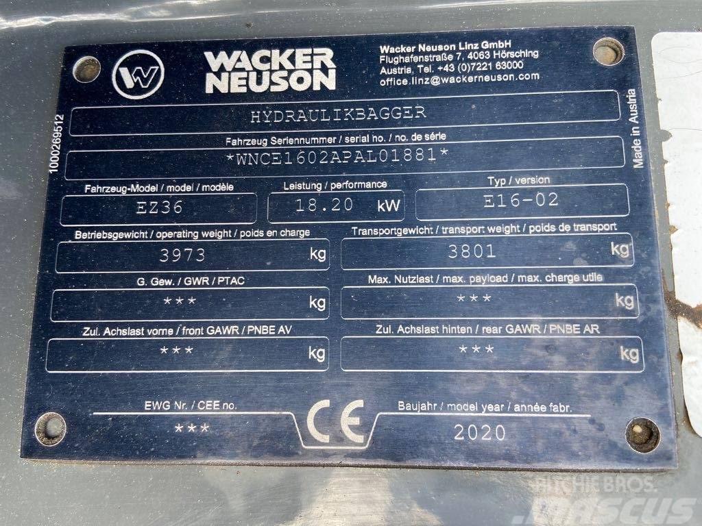Wacker Neuson EZ36 Lánctalpas kotrók