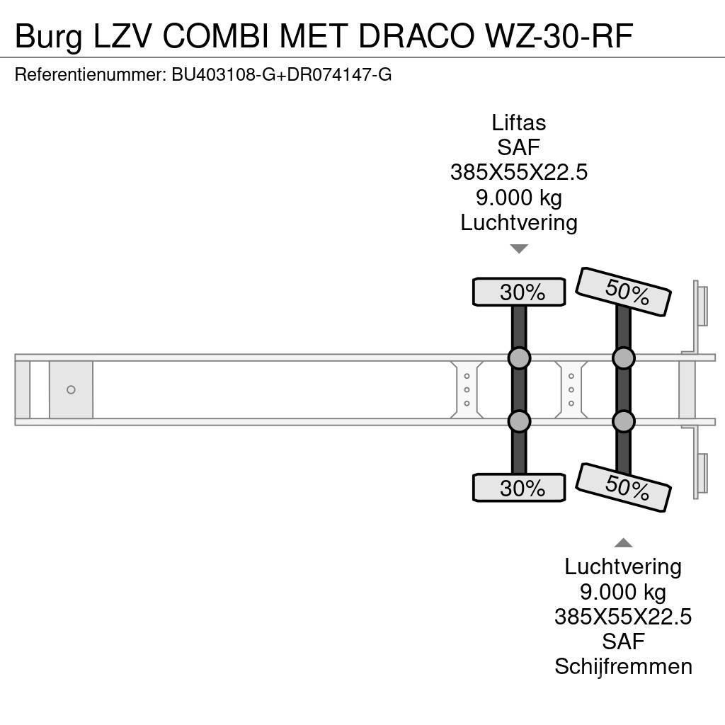 Burg LZV COMBI MET DRACO WZ-30-RF Hűtős félpótkocsik