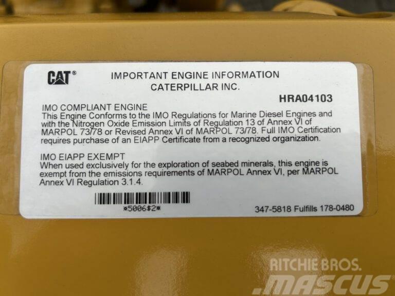 CAT C11 - Unused - 450 HP - Arr. 360-6752 Motorok