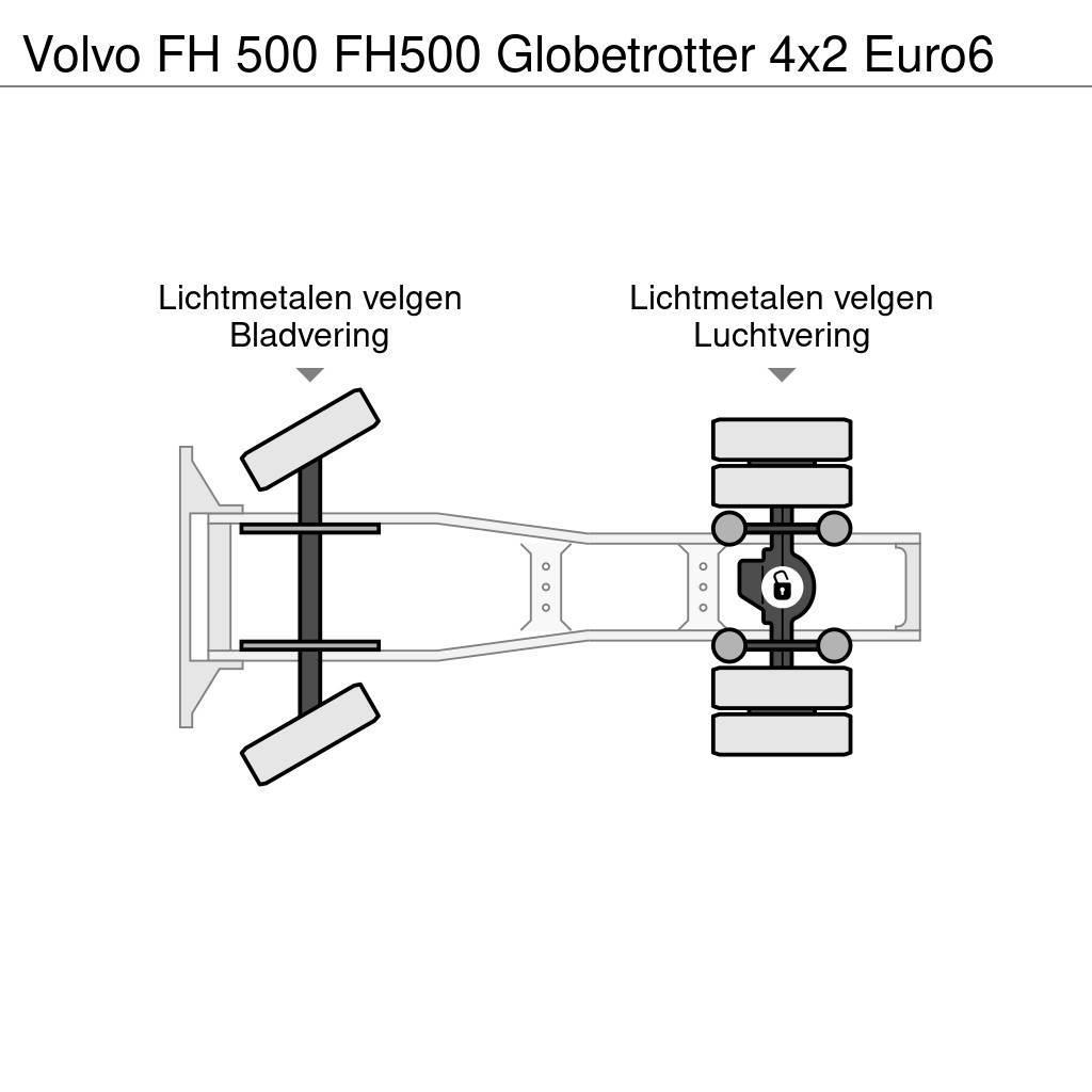 Volvo FH 500 FH500 Globetrotter 4x2 Euro6 Nyergesvontatók