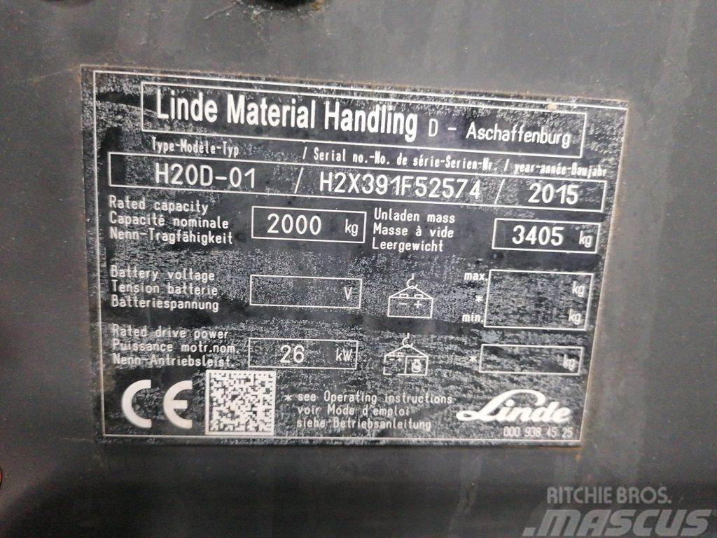 Linde H20D-01 Dízel targoncák