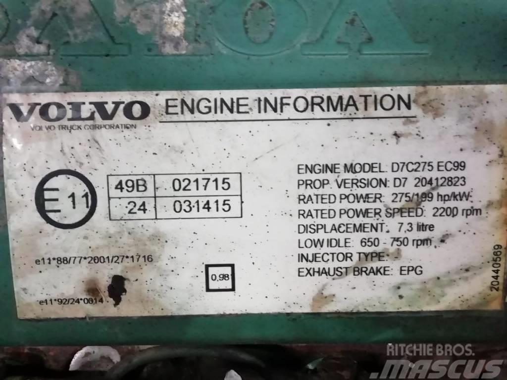 Volvo Engine D7C275 EPG Motorok