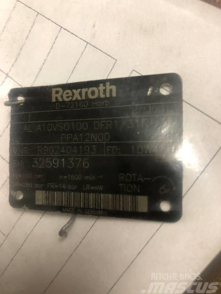Rexroth AL A10VSO100 DFR1/31R-PPA12N00 Egyéb alkatrészek